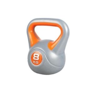Pesa Rusa Kettlebell Con Recubrimiento Vinilo 8kg Gym