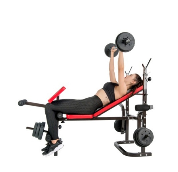 Press Banca Multipropósito Pecho Piernas Rack - Imagen 2