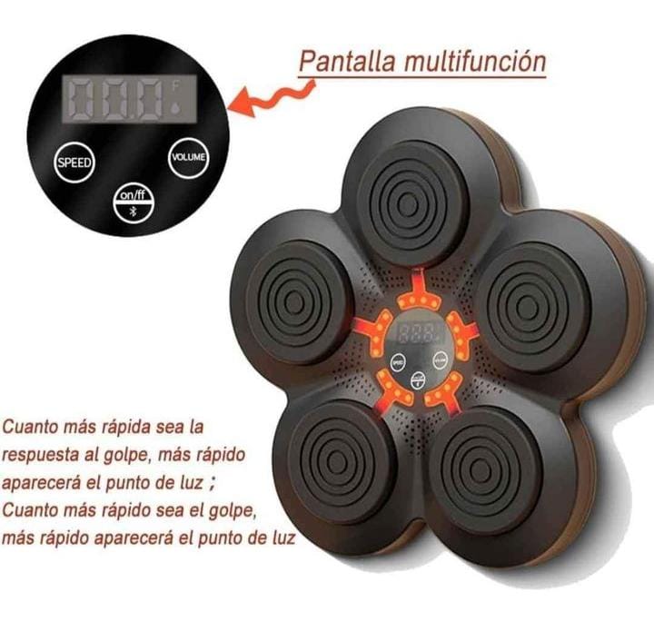 Tablero De Boxeo Musical Carga USB Niños Y Adultos - Imagen 3