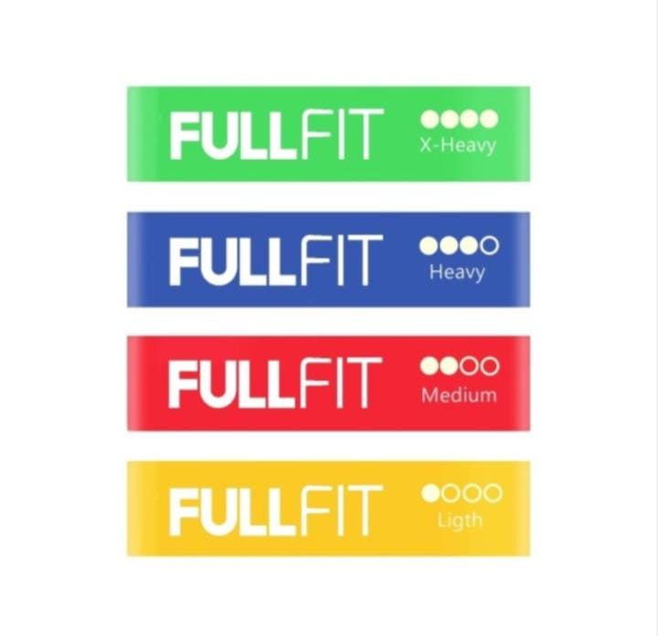 Set 4 Mini Bandas de Resistencia | FullFit - Imagen 4