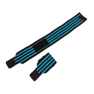 Muñequeras Calistenia Gym Celeste