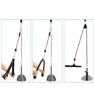 Polea Home Gym Ajustable + Cuerda Tríceps