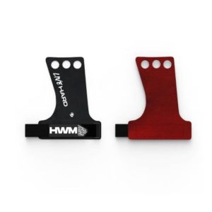 Calleras Essentials 3 Orificios Negro/Rojo (Par) | HWM