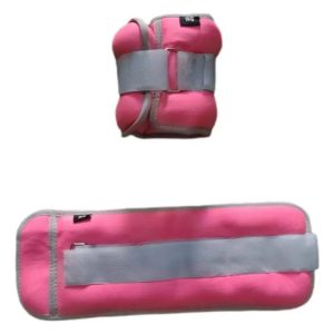 Tobilleras Muñequeras Pesas De Arena  Par 1kg (Total 2kg) Neopreno