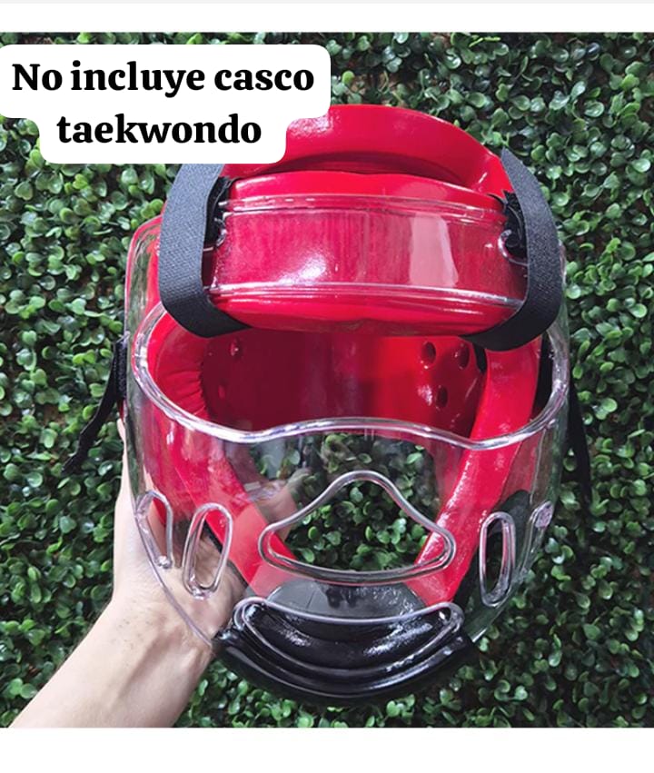 Mascara Mica Protección Casco Taekwondo - Imagen 3